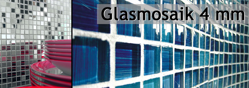 Mosaico de vidrio transparente 4mm