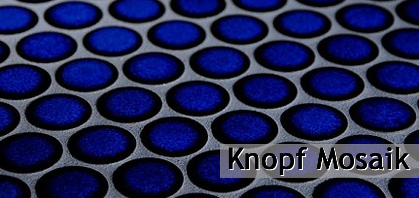 Botón de mosaico cerámico