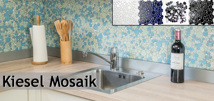 Guijarros de mosaico cerámico