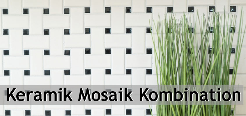 Combinación de mosaico cerámico