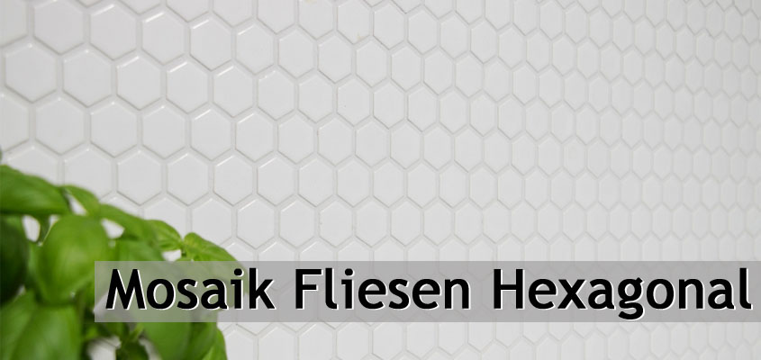 Mosaico de cerámica hexagonal