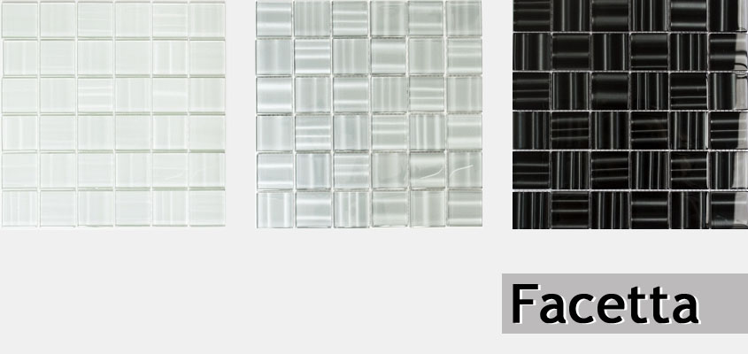 Mosaico de vidrio Facetta