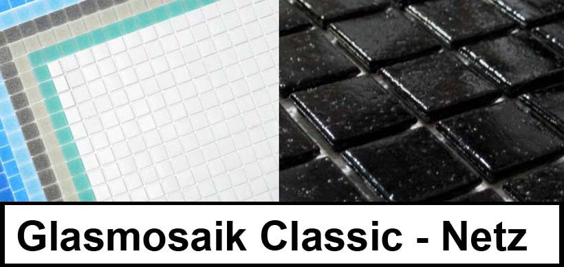 Mosaico de vidrio Classic Uni Mesh