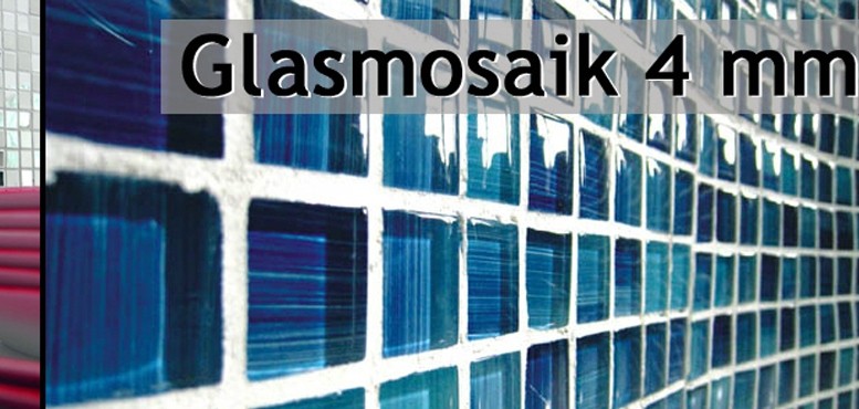 Mosaico de vidrio transparente 4mm