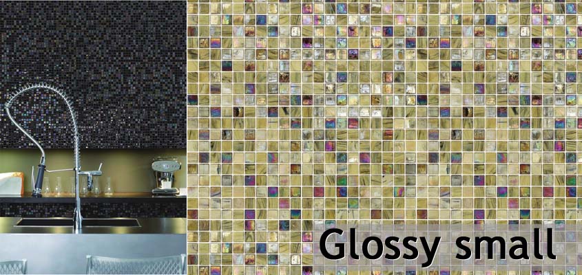 Mosaico de nácar brillante pequeño