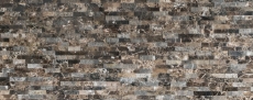 Mosaico azulejos cocina splashback autoadhesivo mármol piedra natural marrón oscuro piedra natural emperador oscuro MOS200-0113_f