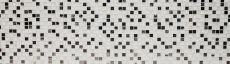 Mosaico de azulejos de cocina splashback autoadhesiva de acero inoxidable de vidrio blanco de mosaico de acero de vidrio blanco MOS200-4CM24_f