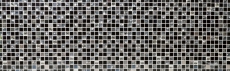 Mosaico de azulejos de cocina splashback autoadhesiva de acero inoxidable de vidrio negro de mosaico de acero de vidrio negro MOS200-4CM26_f