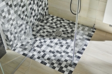 Cerámica mosaico antiguo blanco gris antracita pared azulejo cocina baño azulejo MOS14-0123_f