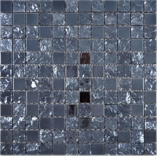 Mosaico de cerámica Bakú azulejos de mosaico negro pared azulejo backsplash cocina cuarto de baño MOS18-0303_f