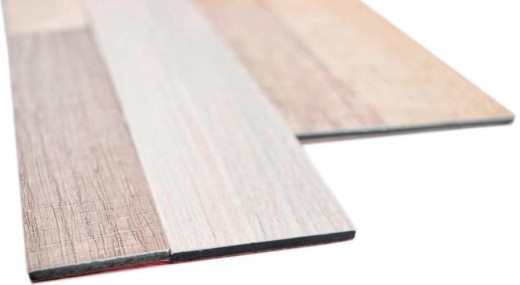 autoadhesivo panel de pared de aluminio de metal de aspecto de madera de luz de nuevo panel de pared de azulejos de cocina backsplash MOS200-W2211_f