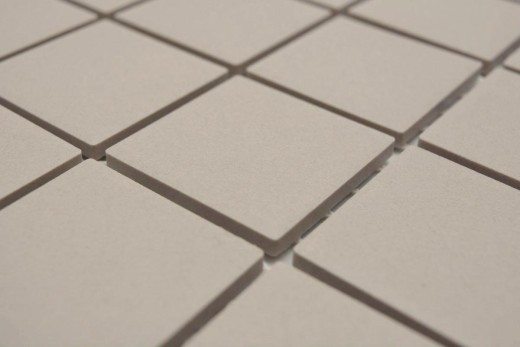 Mosaico de azulejos de cerámica de color beige claro magnolia sin esmaltar RUTSCHEMMEND MOS14B-1211-R10_f