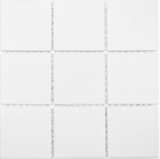 Azulejo mosaico plato de ducha cerámico blanco MOS22-0102-R10_f