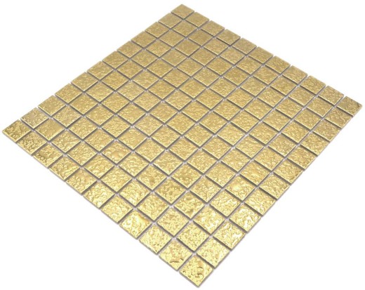 Mosaico de azulejos de cerámica mosaico GOLD textura pared azulejos backsplash cocina MOS18-0707_f