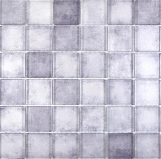Mosaico de vidrio mezcla gris mosaico azulejo pared azulejo backsplash cocina baño - MOS88-0020_f
