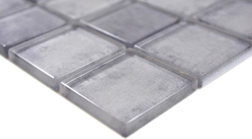 Mosaico de vidrio mezcla gris mosaico azulejo pared azulejo backsplash cocina baño - MOS88-0020_f