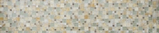 Muestra de mano mosaico azulejo backsplash translúcido ámbar oro combinación vidrio mosaico cristal piedra ónix elegancia oro MOS88-MC649_m