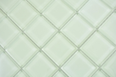 Muestra de mano mosaico de vidrio verde fluorescente mosaico azulejo pared azulejo backsplash cocina baño - MOS88-1005_m