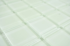 Muestra de mano mosaico de vidrio verde fluorescente mosaico azulejo pared azulejo backsplash cocina baño - MOS88-1005_m