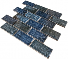 Muestra de mano mosaico azulejo de cerámica mosaico compuesto verde brillante azulejo espejo de pared MOS26-KAS8_m