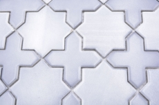 Muestra de mano mosaico azulejo cerámica mosaico combi mix gris mate azulejo backsplash cocina MOS13-SXS05_m
