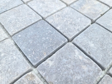 Mosaico de mármol gris claro antracita cocina pared ducha suelo azulejo - MOS40-T48LG
