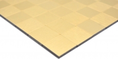 Mosaico azulejo Mosaicos autoadhesivos metal oro cocina pared baño MOS200-4G25