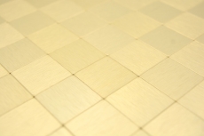 Mosaico azulejo Mosaicos autoadhesivos metal oro cocina pared baño MOS200-4G25
