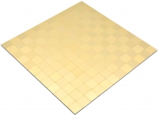 Mosaico azulejo Mosaicos autoadhesivos metal oro cocina pared baño MOS200-4G25