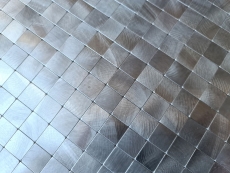 Azulejo de mosaico Mosaicos autoadhesivos azulejo de metal pared backsplash cocina MOS200-4M15