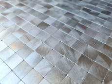 Azulejo de mosaico Mosaicos autoadhesivos azulejo de metal pared backsplash cocina MOS200-4M15