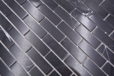 Mosaico mosaico autoadhesivo compuesto piedra natural Nero pared cocina MOS200-4M82