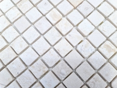 Mosaico mosaico de mármol THUMBNAIL blanco backsplash cocina ducha piso MOS40-T23W_f