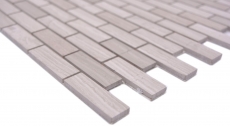 Mosaicos Mosaicos autoadhesivos Composite piedra natural blanco madera gris Cocina MOS200-4M72_f