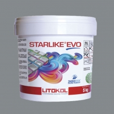 Litokol STARLIKE EVO 125 GRIGIO CEMENTO gris III Adhesivo de resina epoxi para juntas Cubo de 5 kg