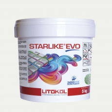 Litokol STARLIKE EVO 202 NATURALE blanco viejo III Mortero adhesivo de resina epoxi cubo de 5 kg