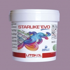 Litokol STARLIKE EVO 530 VIOLA AMETISTA morado/violeta adhesivo de resina epoxi cubo de 2,5 kg