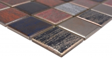 Mosaico de cerámica multicolor mate pared cocina baño ducha MOS24-1235