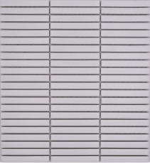 Cerámica mosaico mosaico varillas blanco mate pared cocina baño ducha MOS24-CG91