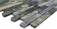 Azulejos de mosaico de piedra natural mármol verde mate pared suelo cocina baño ducha MOS40-0407
