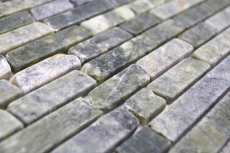 Azulejos de mosaico de piedra natural mármol verde mate pared suelo cocina baño ducha MOS40-0407
