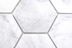 Azulejos de mosaico de piedra natural mármol blanco mate pared suelo cocina baño ducha MOS42-HX142