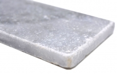 Azulejos de mosaico de piedra natural mármol gris claro mate pared suelo cocina baño ducha MOSF-45-M400
