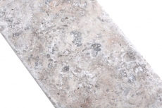 Azulejos de mosaico de piedra natural travertino blanco gris mate pared suelo cocina baño ducha MOSF-45-M470
