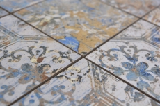 Mosaico de cerámica gres porcelánico fuerte multicolor mate pared suelo cocina baño ducha MOS23-95CV_f