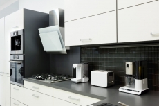 Cerámica mosaico mosaico varillas negro brillante pared cocina baño ducha MOS24-CG21_f
