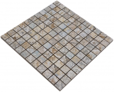 Muestra de mano cerámica mosaico gres porcelánico multicolor mate pared suelo cocina baño ducha MOS18-25CS_m