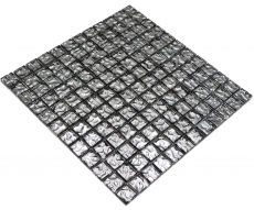Muestra de mano mosaico de vidrio mosaico azulejo backsplash pared azulejo pared paneles cocina splashback MOS78-8BS4_m