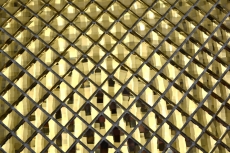 Mano patrón de diamante azulejo de mosaico de oro brillante piso de la pared cocina baño ducha MOS130-GO821_m