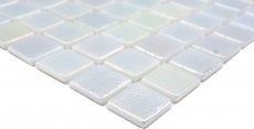 Muestra de mano piscina mosaico piscina mosaico de vidrio crema iridiscente multicolor brillante pared suelo cocina baño ducha MOS220-P55254_m